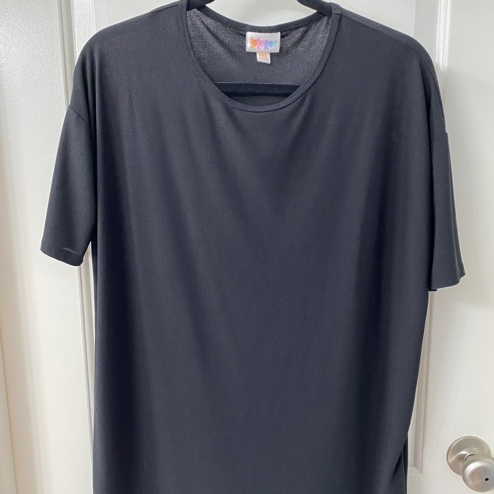 Black XXS Irma (polyester!) by Lularoe